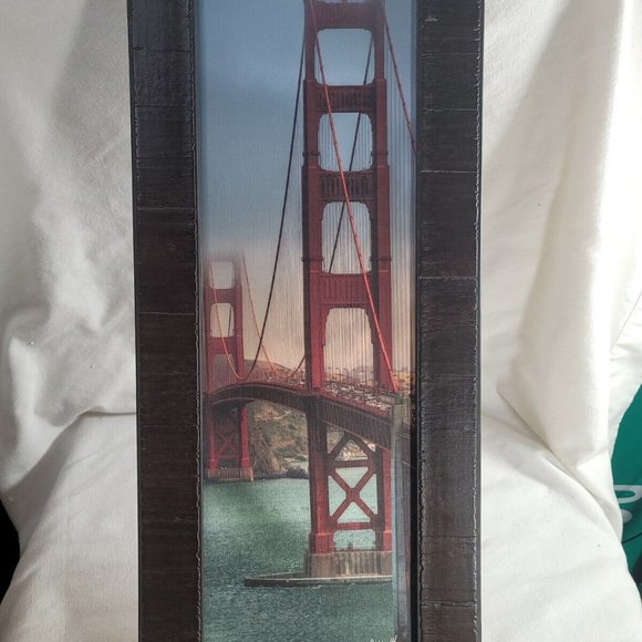 Golden Gate High Framed Photograph Giclee 66/1950 Signed Cavanah 10.5 x 24.5 - Picture 3 of 7